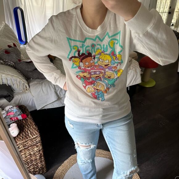 Nickelodeon Rugrats Women’s Small Winter Pullover Sweatshirt NWT - Picture 2 of 5